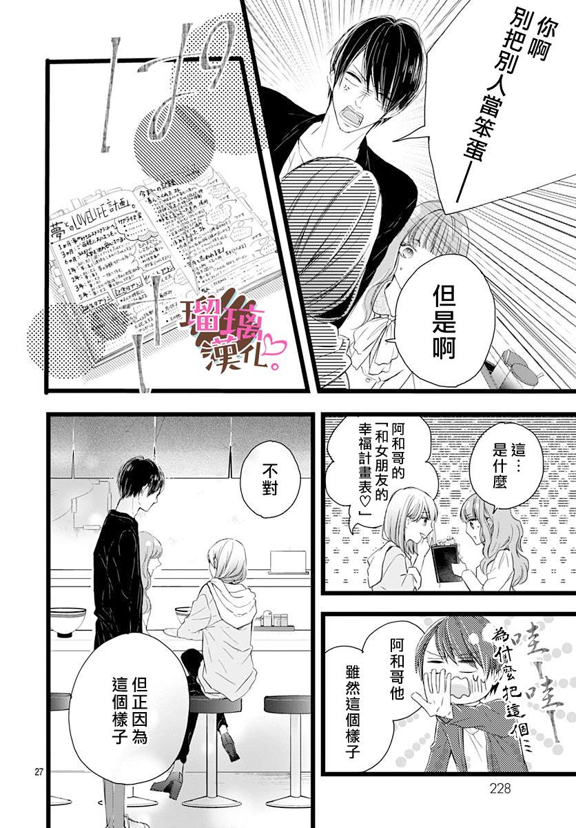 《不好意思，我哥是我男友》漫画最新章节第1话免费下拉式在线观看章节第【27】张图片