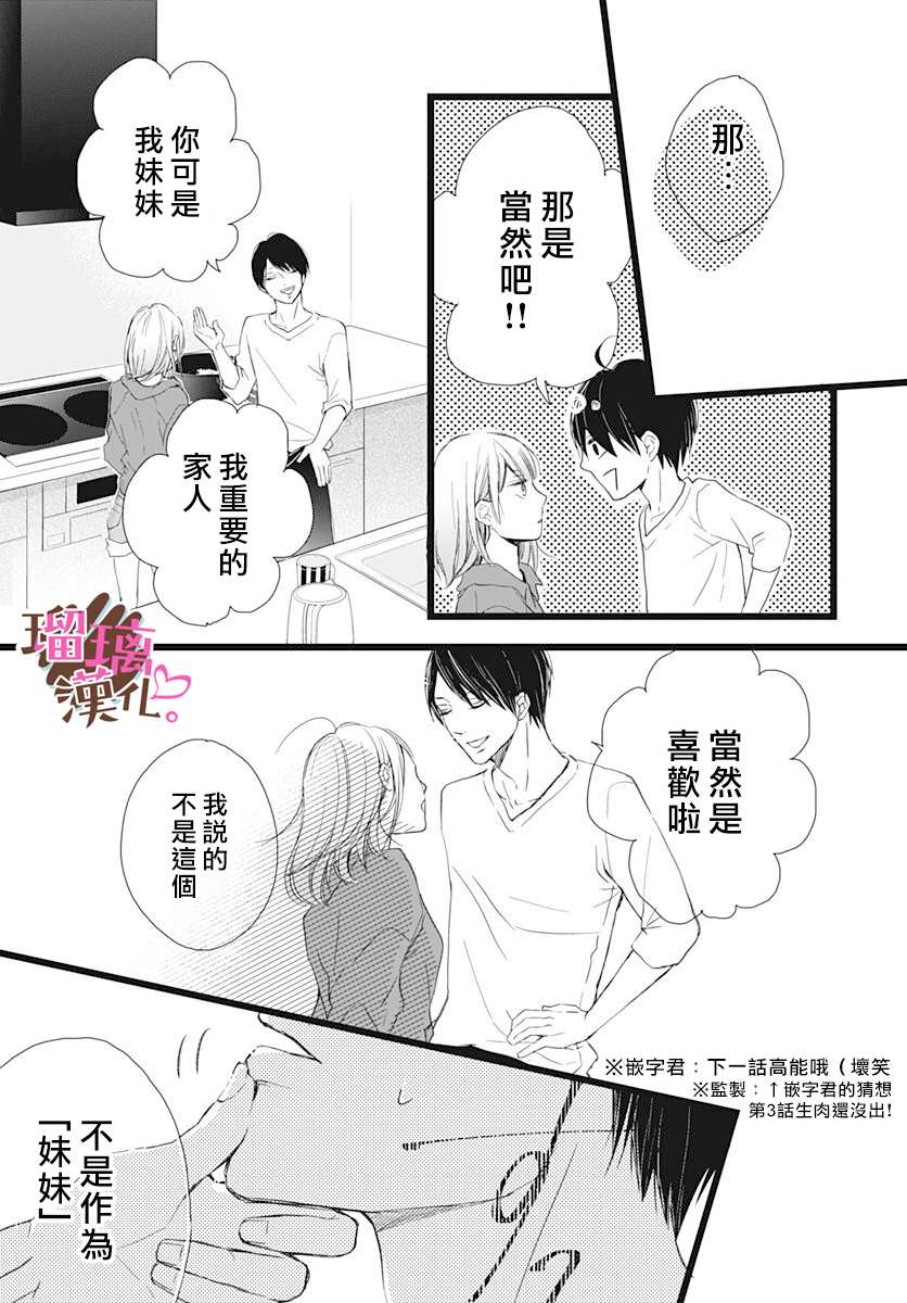 《不好意思，我哥是我男友》漫画最新章节第2话免费下拉式在线观看章节第【23】张图片