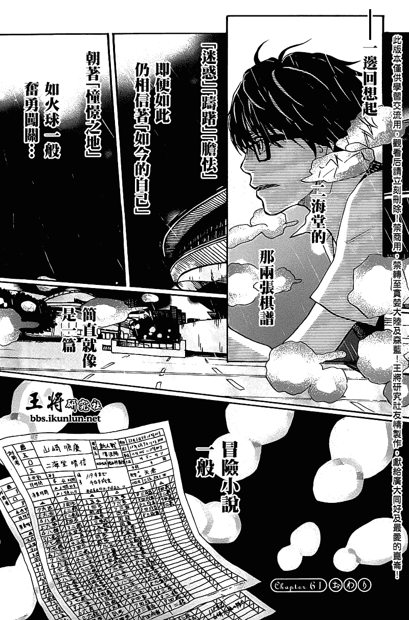 《三月的狮子》漫画最新章节第61话免费下拉式在线观看章节第【17】张图片