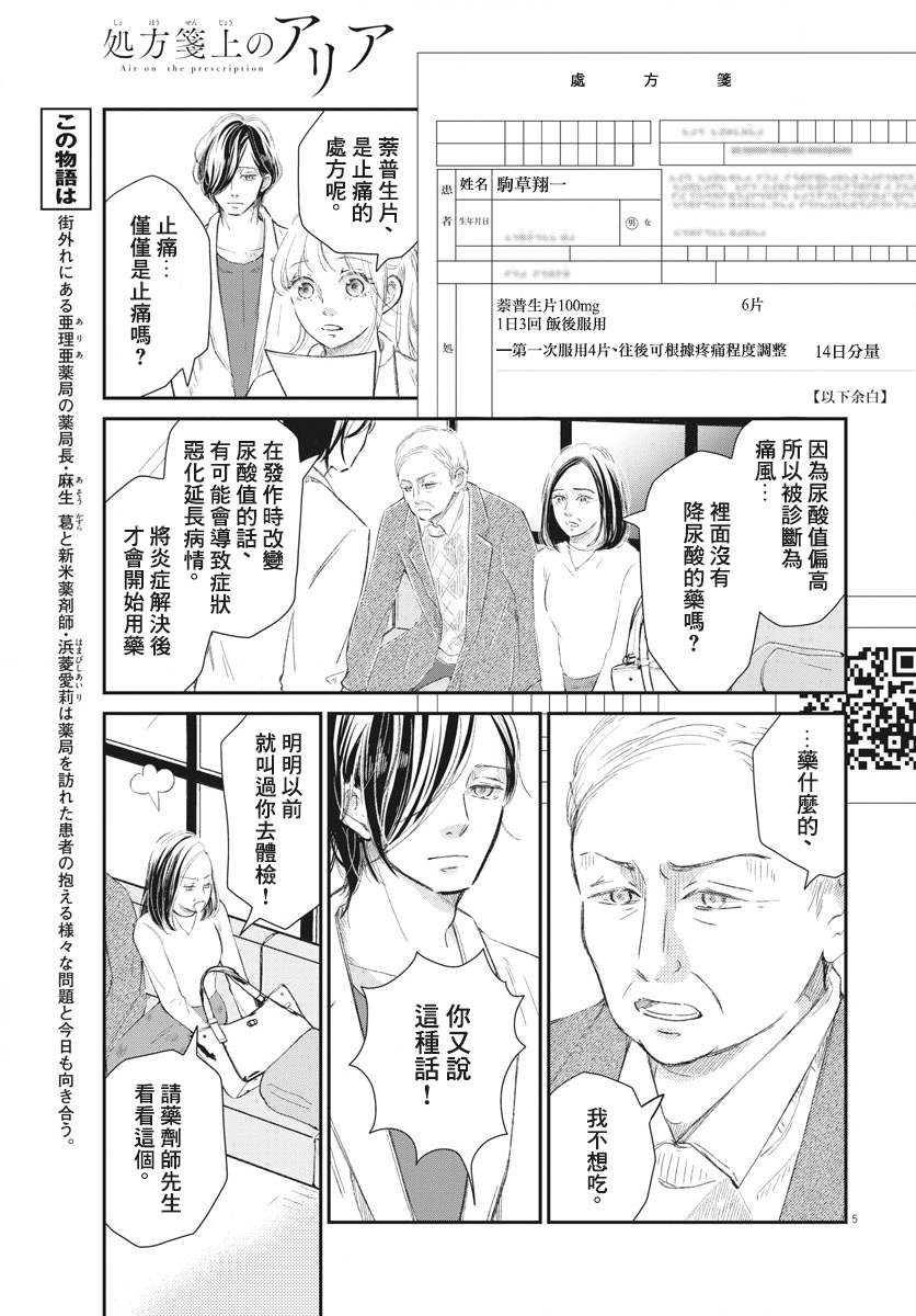 《处方笺上的咏叹调》漫画最新章节第6话免费下拉式在线观看章节第【5】张图片