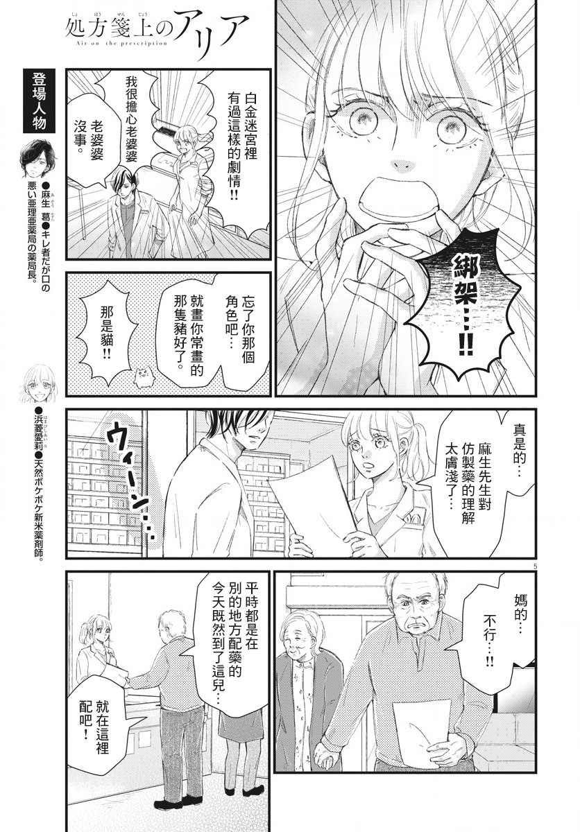 《处方笺上的咏叹调》漫画最新章节第4话免费下拉式在线观看章节第【5】张图片