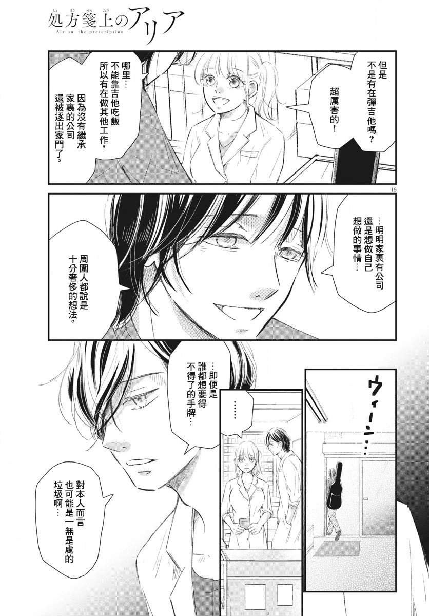 《处方笺上的咏叹调》漫画最新章节第6话免费下拉式在线观看章节第【15】张图片