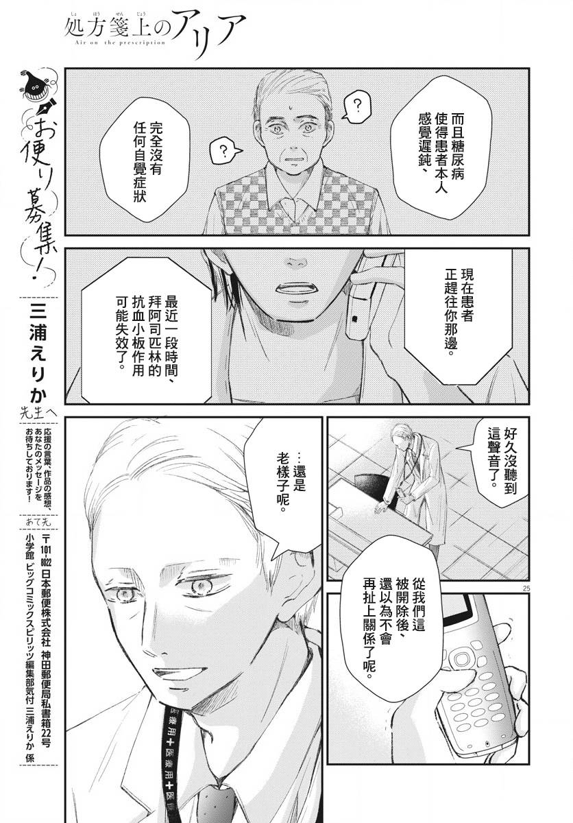 《处方笺上的咏叹调》漫画最新章节第9话免费下拉式在线观看章节第【25】张图片