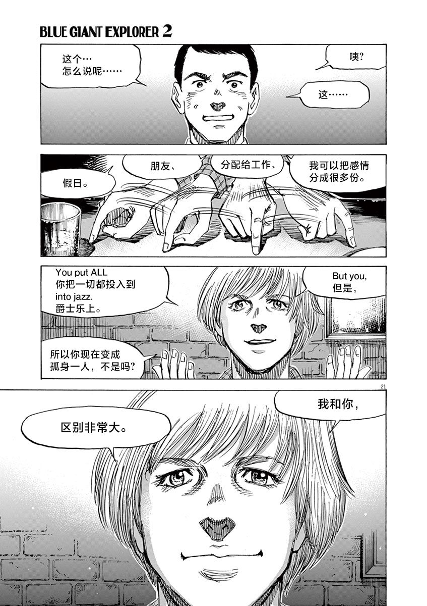 《BLUE GIANT EXPLORER》漫画最新章节第16话免费下拉式在线观看章节第【21】张图片