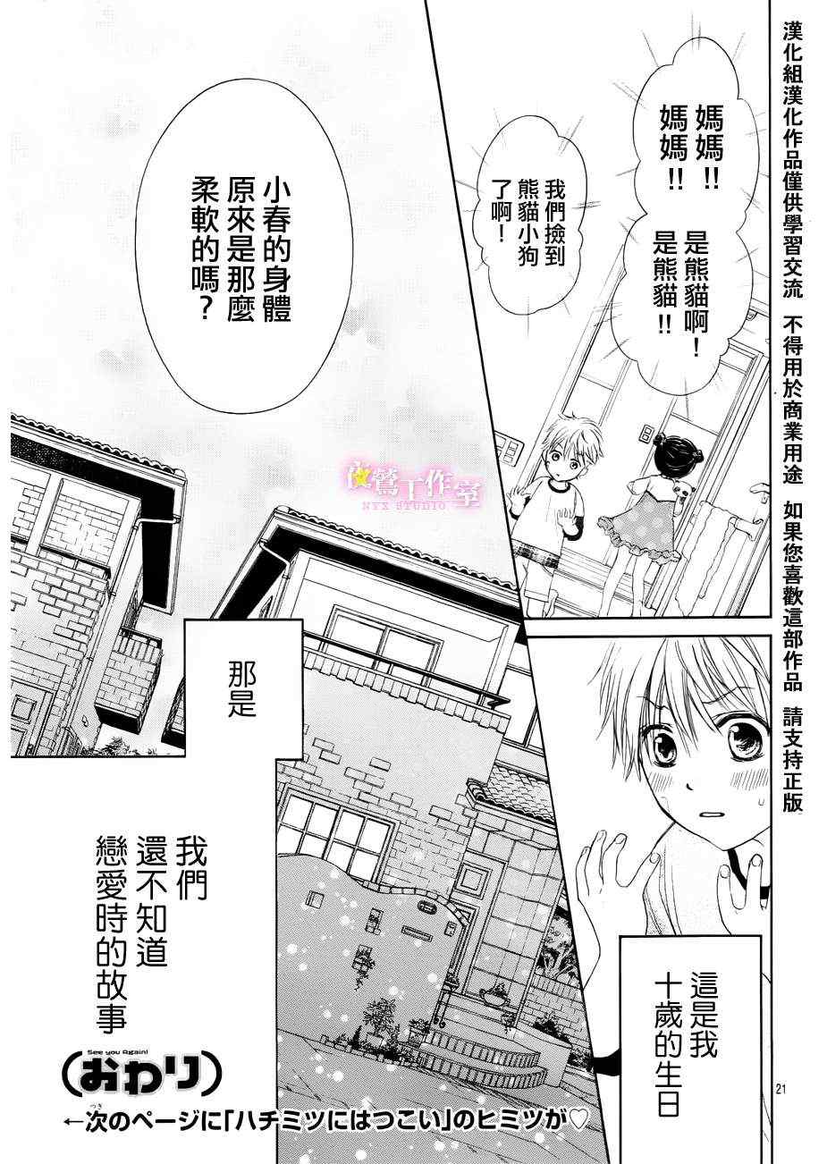 《蜂蜜初恋》漫画最新章节第0话免费下拉式在线观看章节第【21】张图片