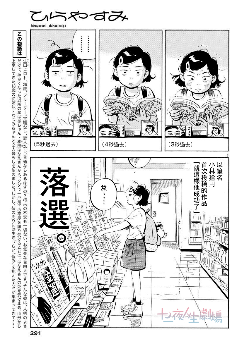 《平屋小品》漫画最新章节第10话 开始打工了免费下拉式在线观看章节第【3】张图片