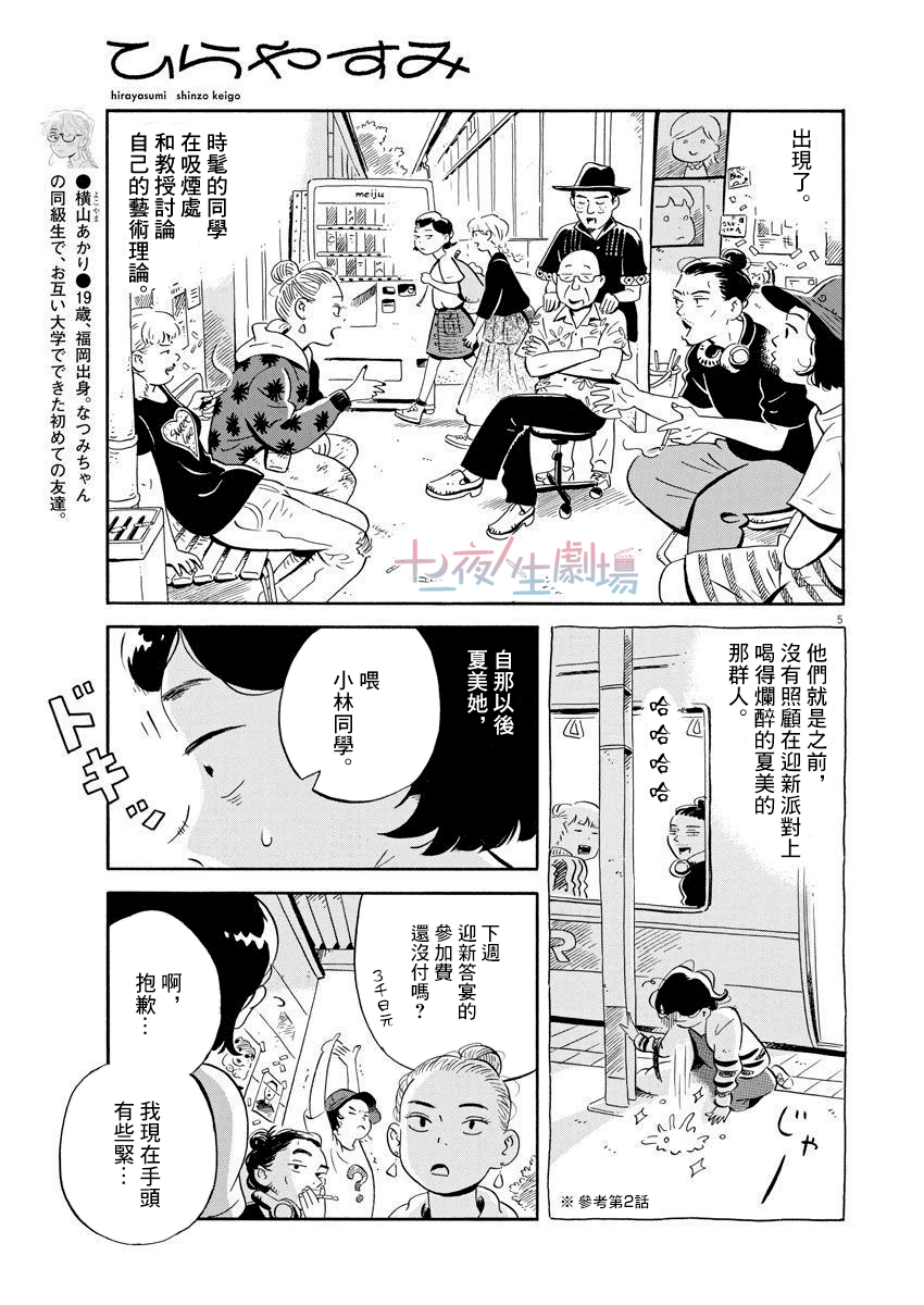 《平屋小品》漫画最新章节第10话 开始打工了免费下拉式在线观看章节第【5】张图片