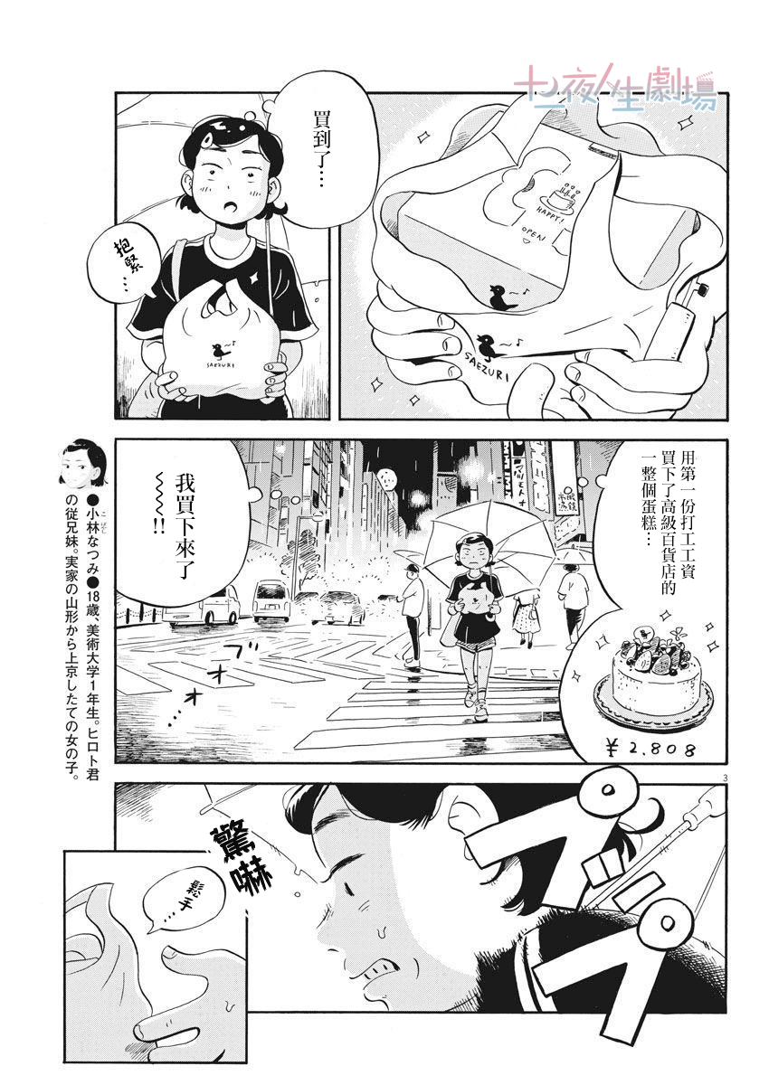 《平屋小品》漫画最新章节第16话 章鱼烧与蛋糕免费下拉式在线观看章节第【3】张图片