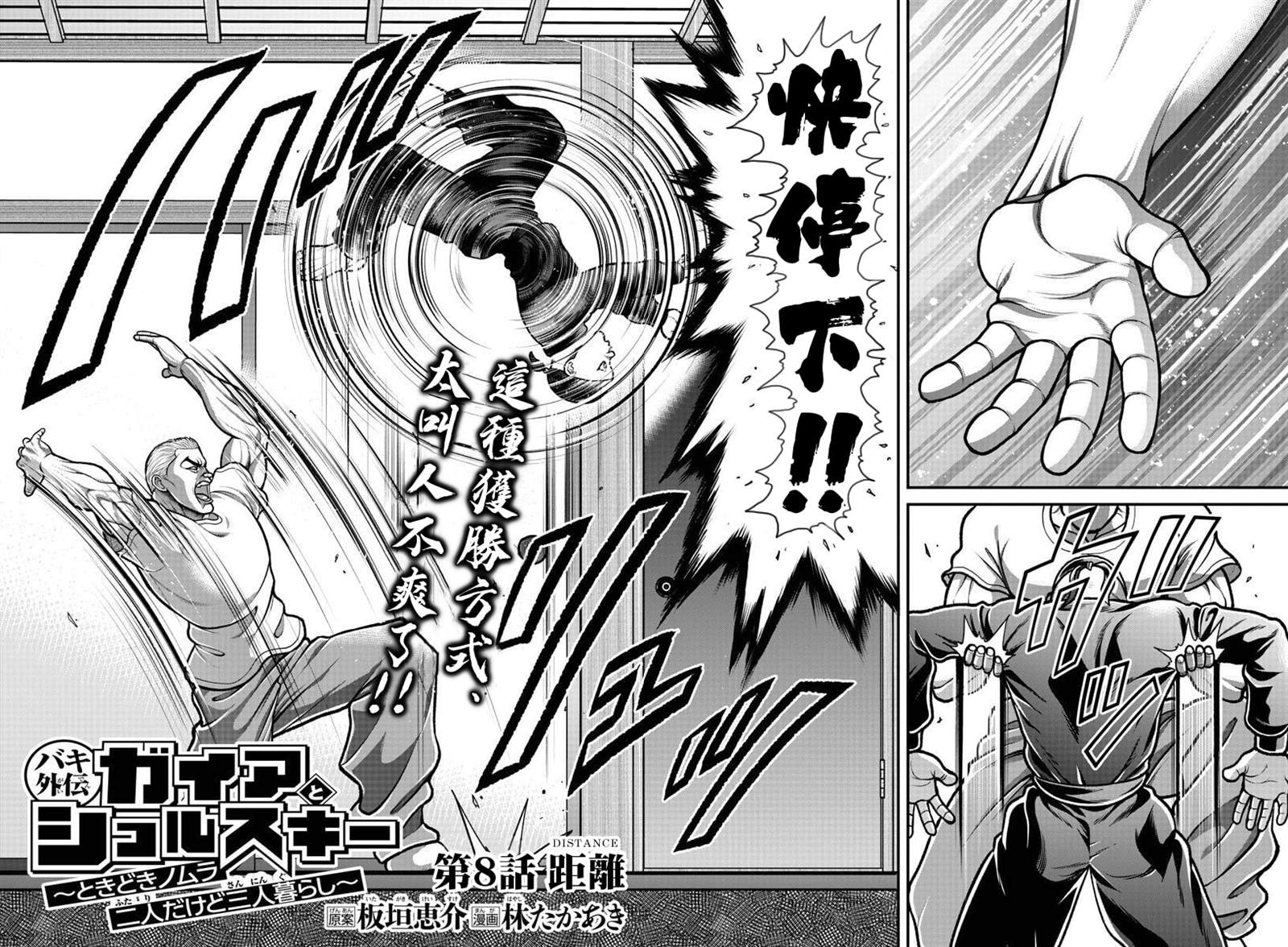 《刃牙外传 盖亚与西科尔斯基 ~有时候是野村 虽为二人的三人生活~》漫画最新章节第8话免费下拉式在线观看章节第【2】张图片