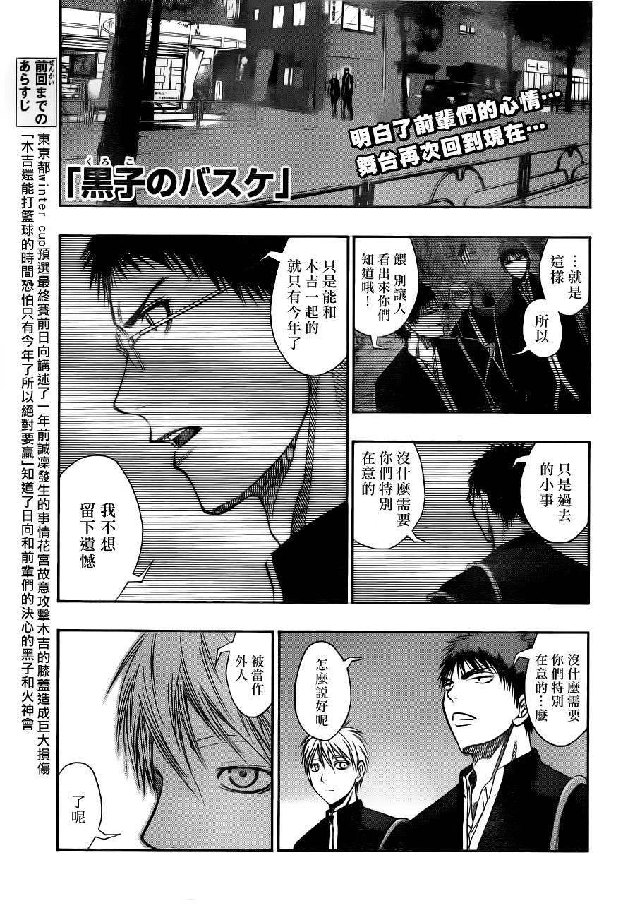 《黑子的篮球》漫画最新章节第100话免费下拉式在线观看章节第【1】张图片