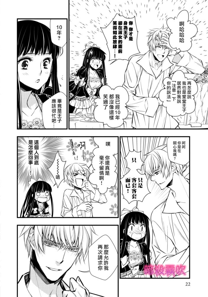 《暗杀姬~冷冽的黑曜公主被冰之王子融化~》漫画最新章节第1话免费下拉式在线观看章节第【21】张图片