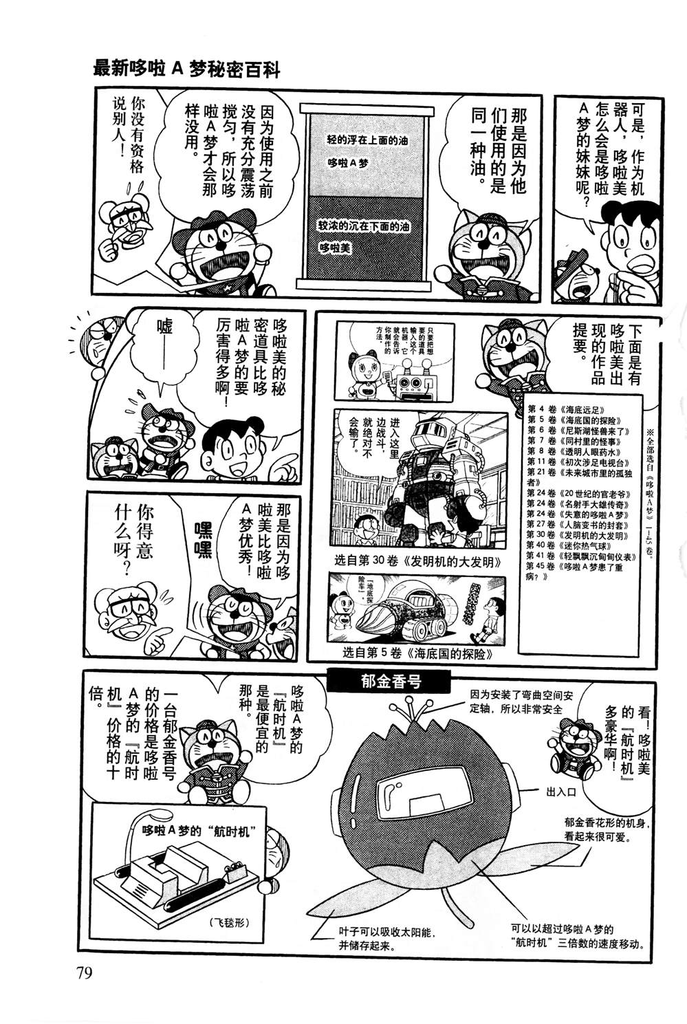 《最新哆啦A梦秘密百科》漫画最新章节第1话免费下拉式在线观看章节第【80】张图片