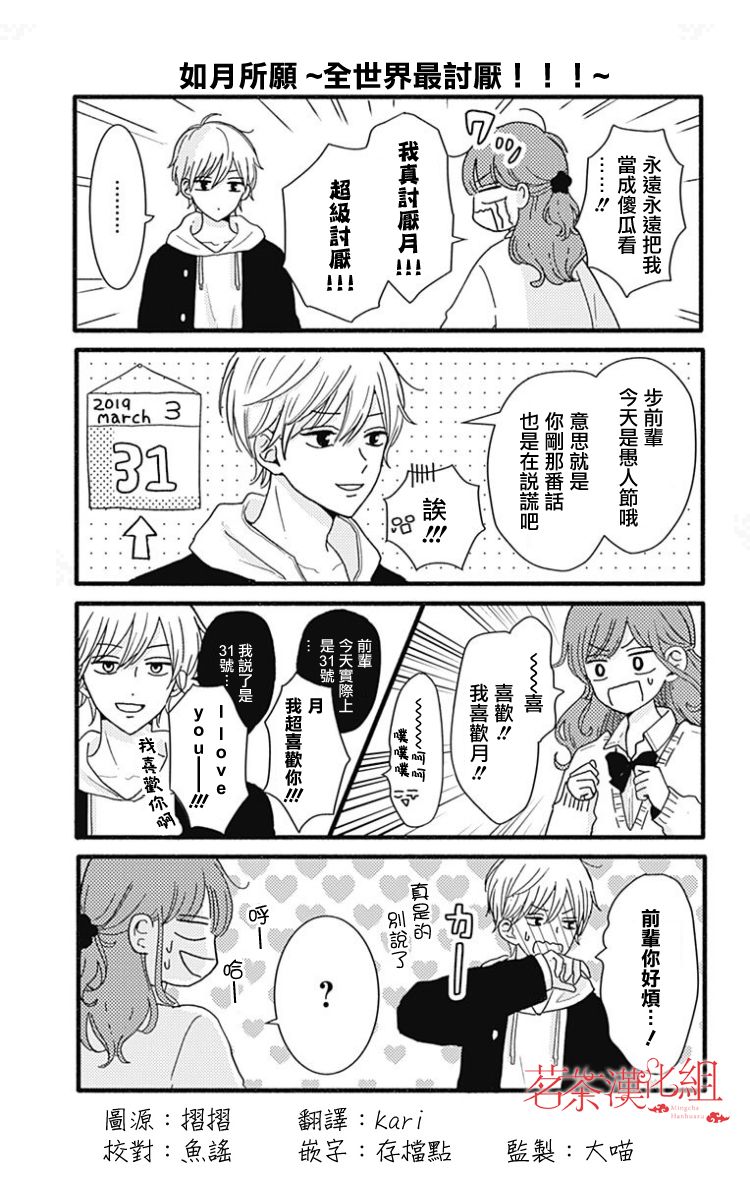 《如月所愿》漫画最新章节第02卷附录免费下拉式在线观看章节第【1】张图片