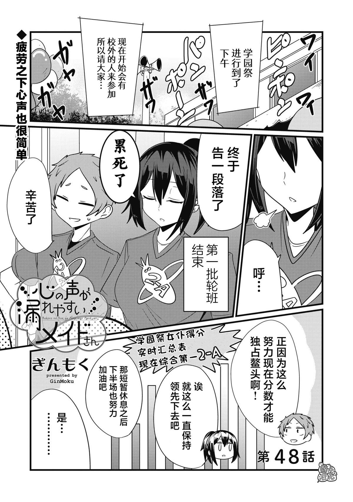 《容易漏出心声的女仆小姐到我家来了》漫画最新章节第48话免费下拉式在线观看章节第【1】张图片