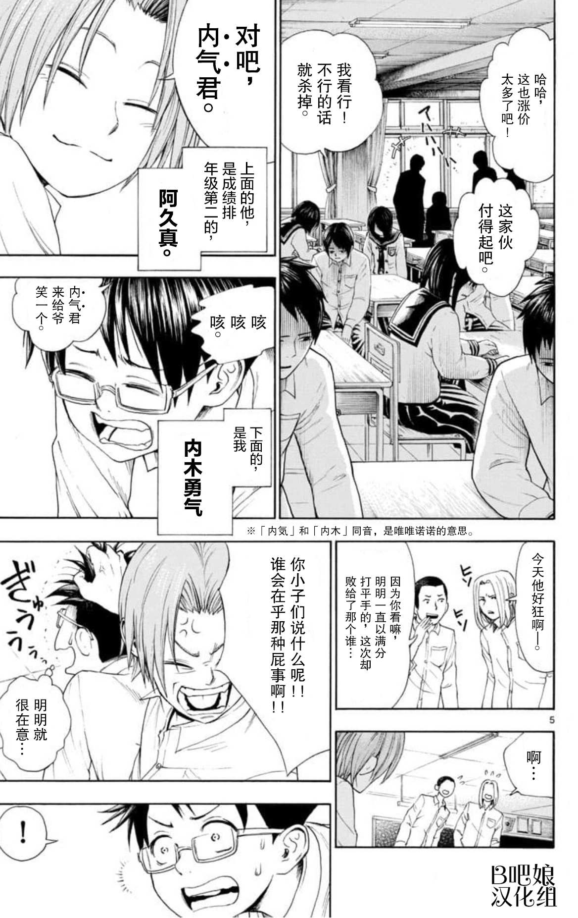 《若无其事风子同学》漫画最新章节第1话免费下拉式在线观看章节第【6】张图片