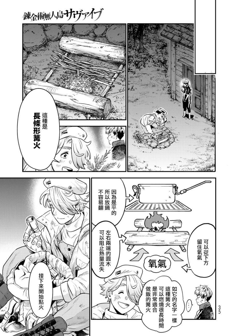 《炼金术无人岛荒野求生》漫画最新章节第1话免费下拉式在线观看章节第【31】张图片