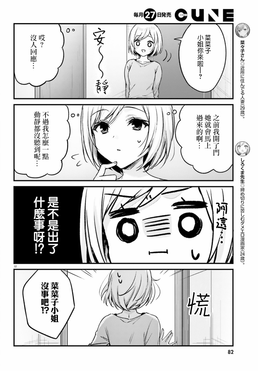 《住在附近的菜菜子小姐》漫画最新章节第18话免费下拉式在线观看章节第【2】张图片