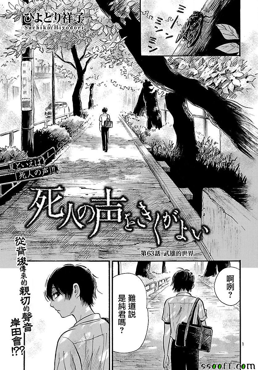 《请倾听死者的声音》漫画最新章节第63话免费下拉式在线观看章节第【1】张图片