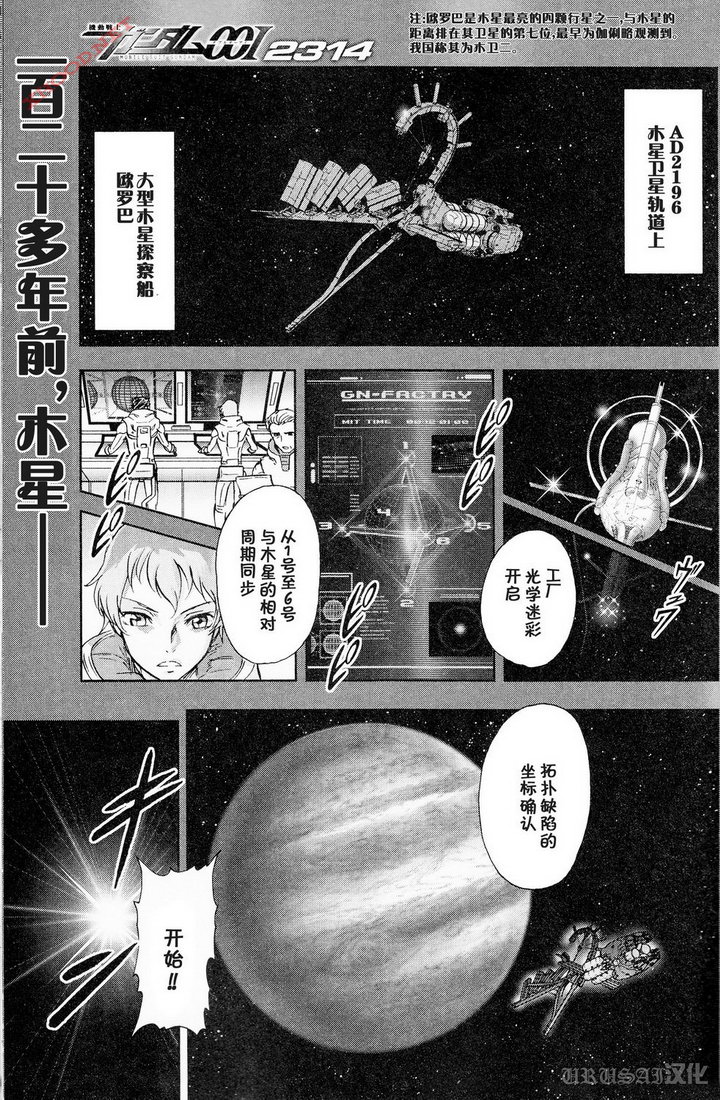 《机动战士高达00I 2314》漫画最新章节第2话免费下拉式在线观看章节第【1】张图片