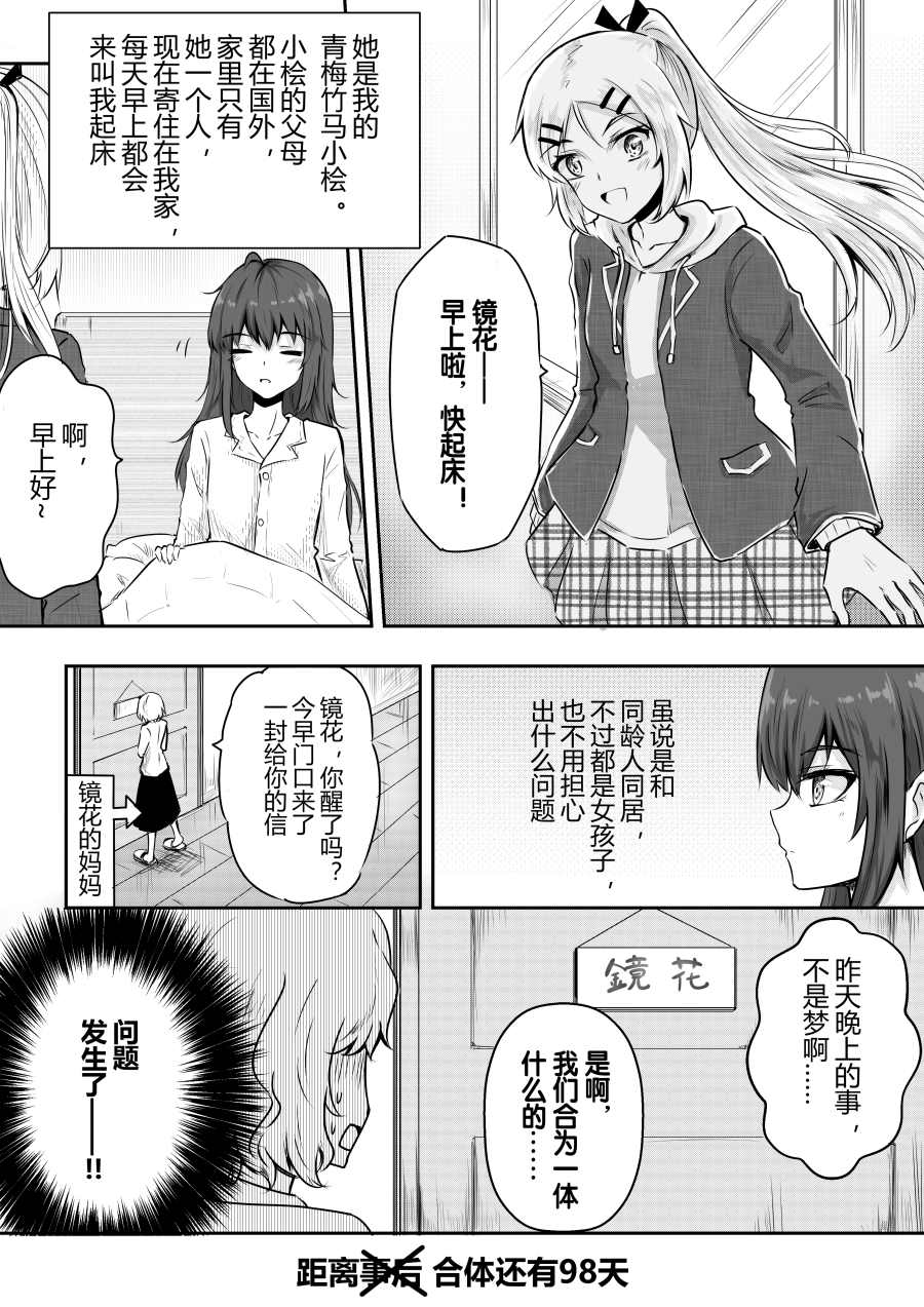 《100天后合体的2人》漫画最新章节第2话免费下拉式在线观看章节第【1】张图片
