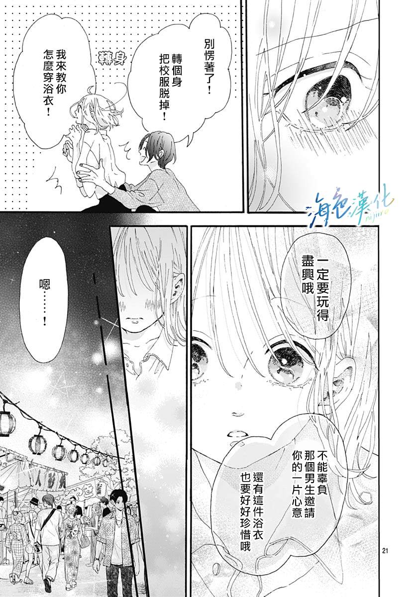 《Sparkling Blue》漫画最新章节第2话免费下拉式在线观看章节第【21】张图片