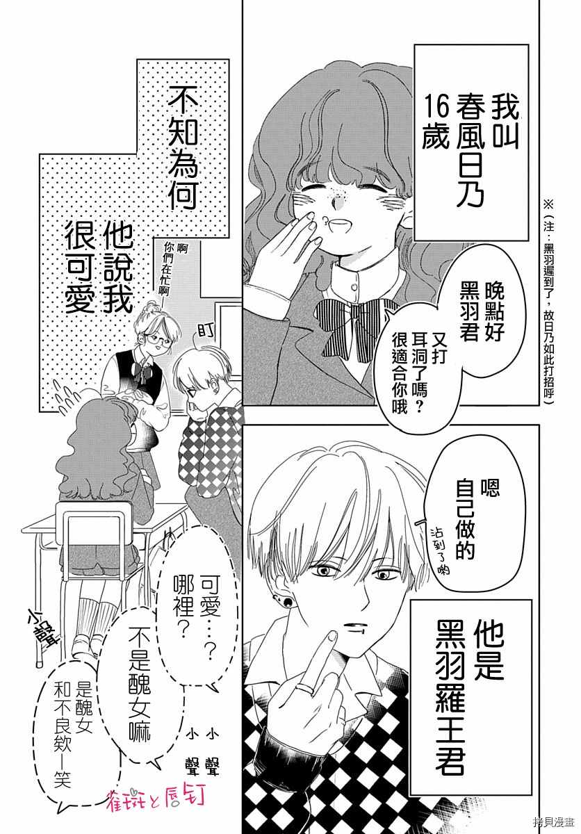 《罗王君罩著我》漫画最新章节第1话 不良男生与恋爱的开始免费下拉式在线观看章节第【5】张图片