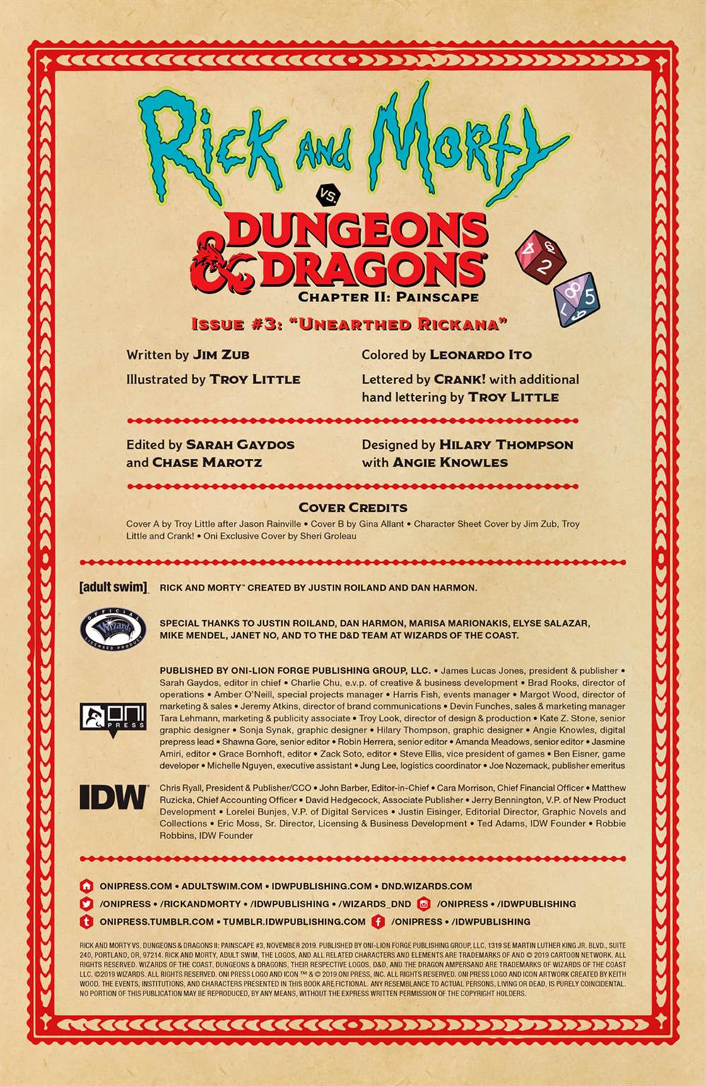 《瑞克和莫蒂之龙与地下城》漫画最新章节第7话免费下拉式在线观看章节第【2】张图片