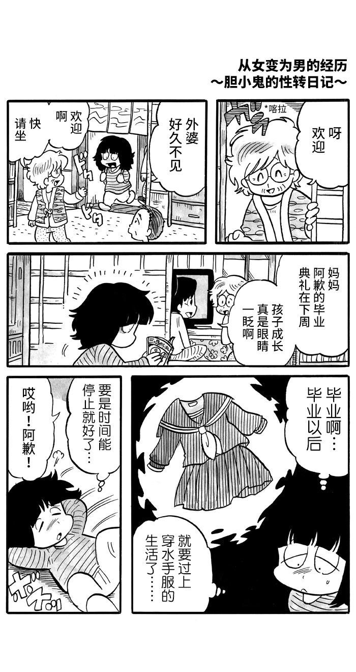 《胆小鬼的转换日记》漫画最新章节第3话免费下拉式在线观看章节第【1】张图片