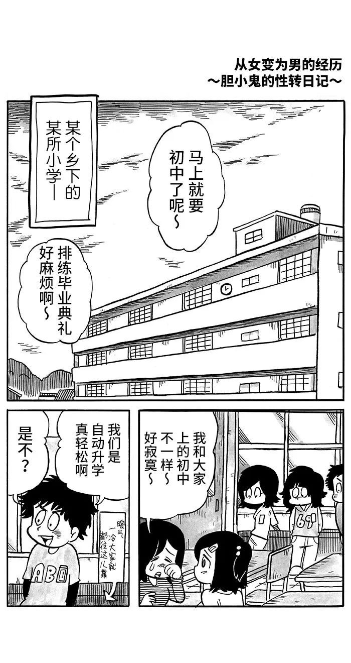 《胆小鬼的转换日记》漫画最新章节第1话免费下拉式在线观看章节第【1】张图片