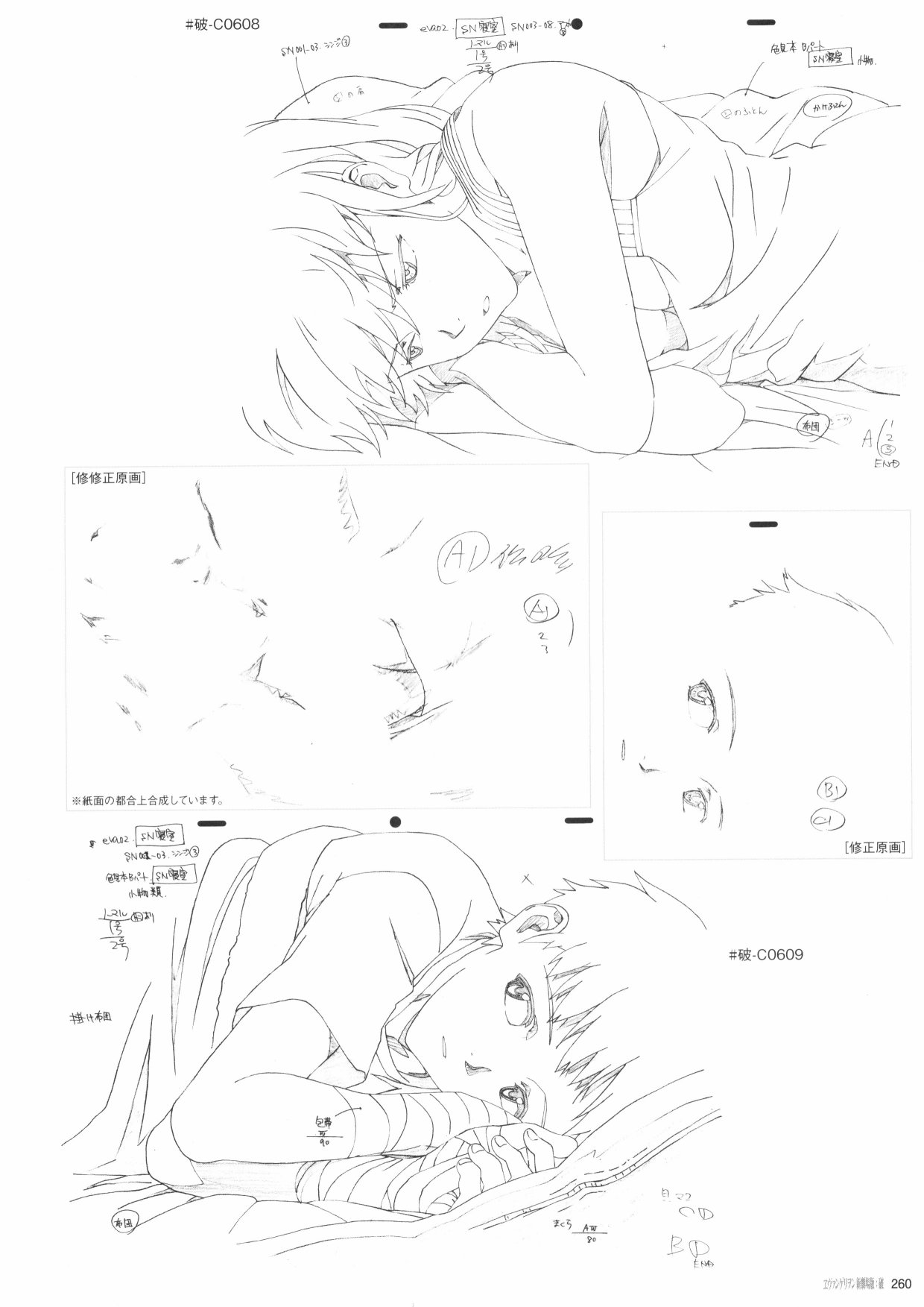 《新世纪福音战士新剧场版原画集》漫画最新章节第2卷免费下拉式在线观看章节第【262】张图片