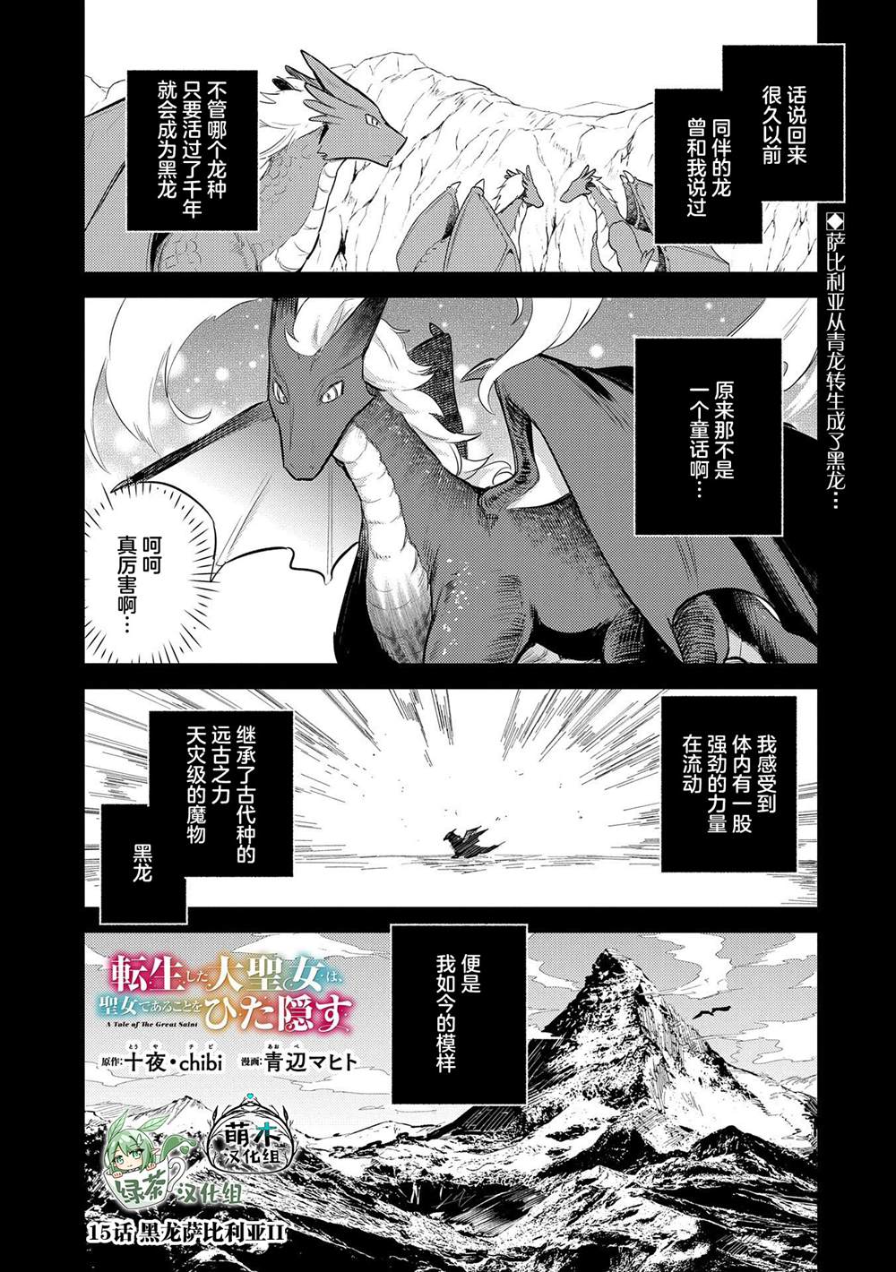 《转生了的大圣女，拼死隐瞒自己身为圣女》漫画最新章节第15话免费下拉式在线观看章节第【1】张图片