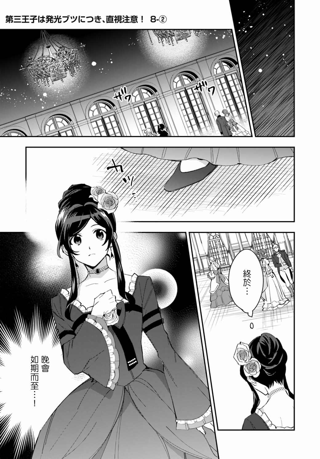 《第三王子的光芒过于耀眼、无法直视！》漫画最新章节第8话 晚会当天免费下拉式在线观看章节第【9】张图片