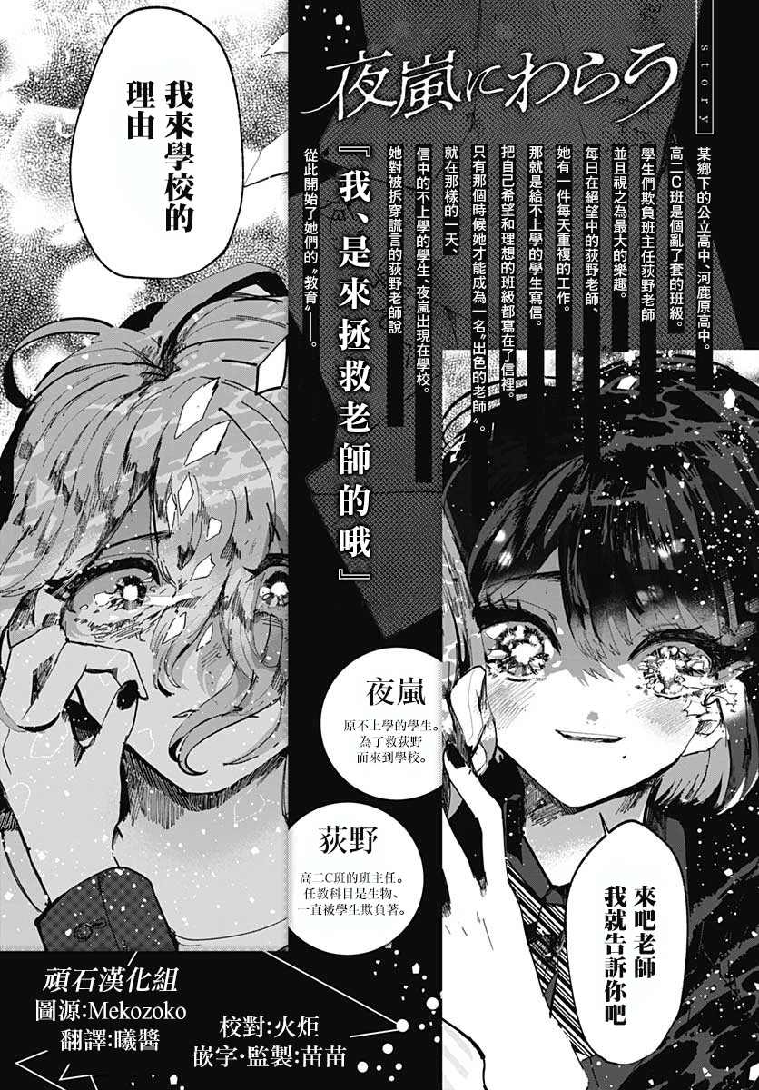 《笑面夜岚》漫画最新章节第2话免费下拉式在线观看章节第【1】张图片