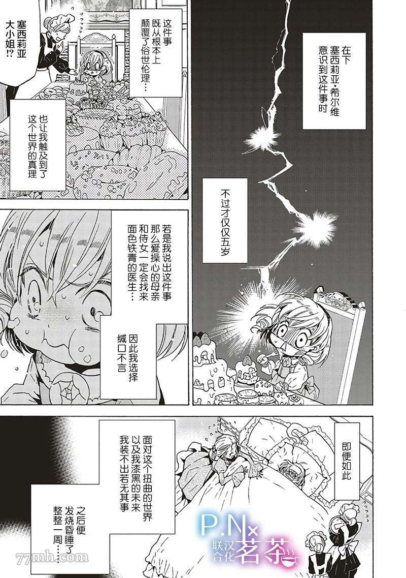 《恶役千金、塞西莉亚?希尔维因为不想去死于是决定女扮男装。》漫画最新章节第1话免费下拉式在线观看章节第【3】张图片