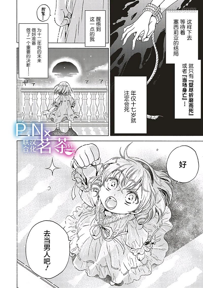 《恶役千金、塞西莉亚?希尔维因为不想去死于是决定女扮男装。》漫画最新章节第1话免费下拉式在线观看章节第【10】张图片