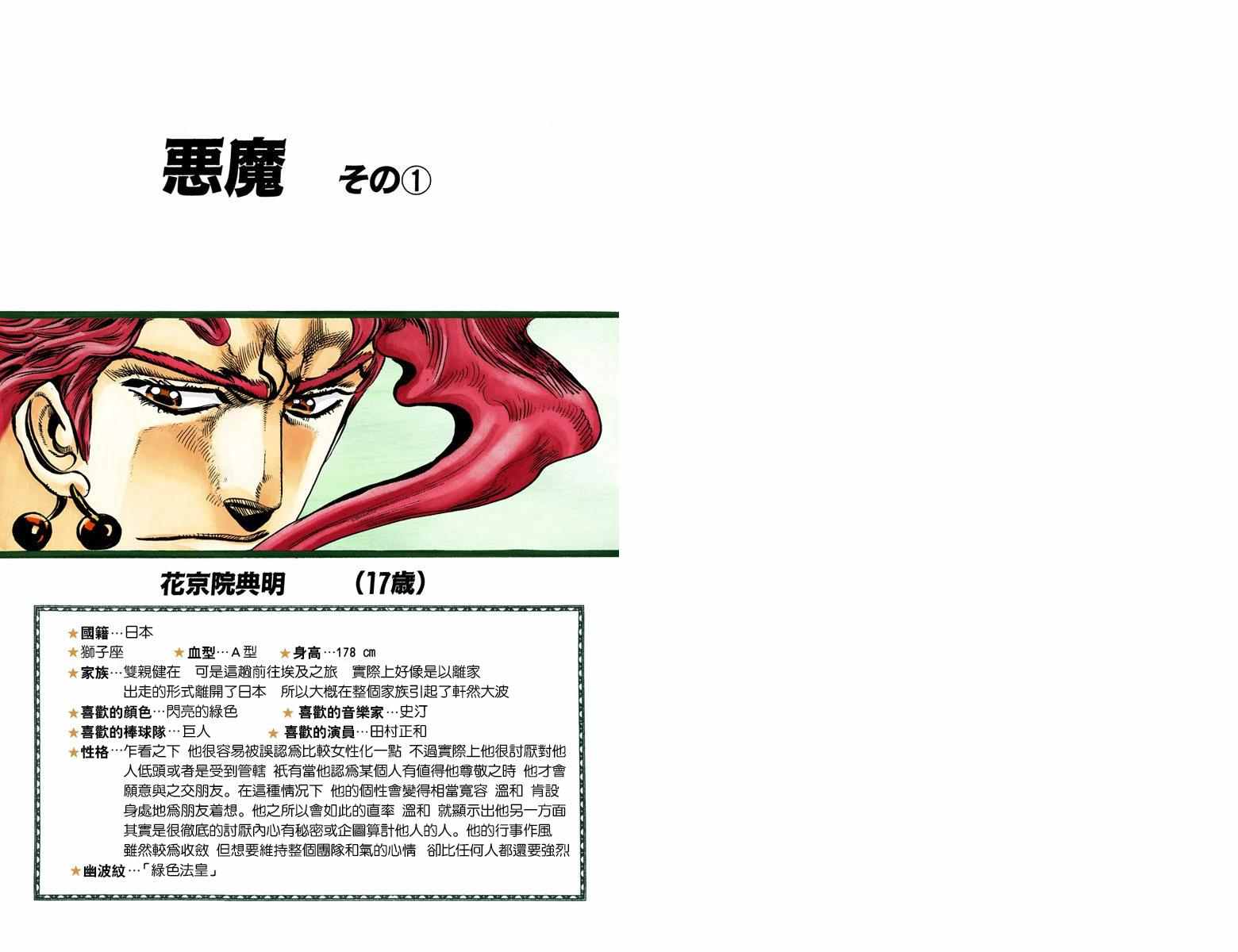 《JoJo奇妙冒险》漫画最新章节第3部03卷全彩免费下拉式在线观看章节第【2】张图片