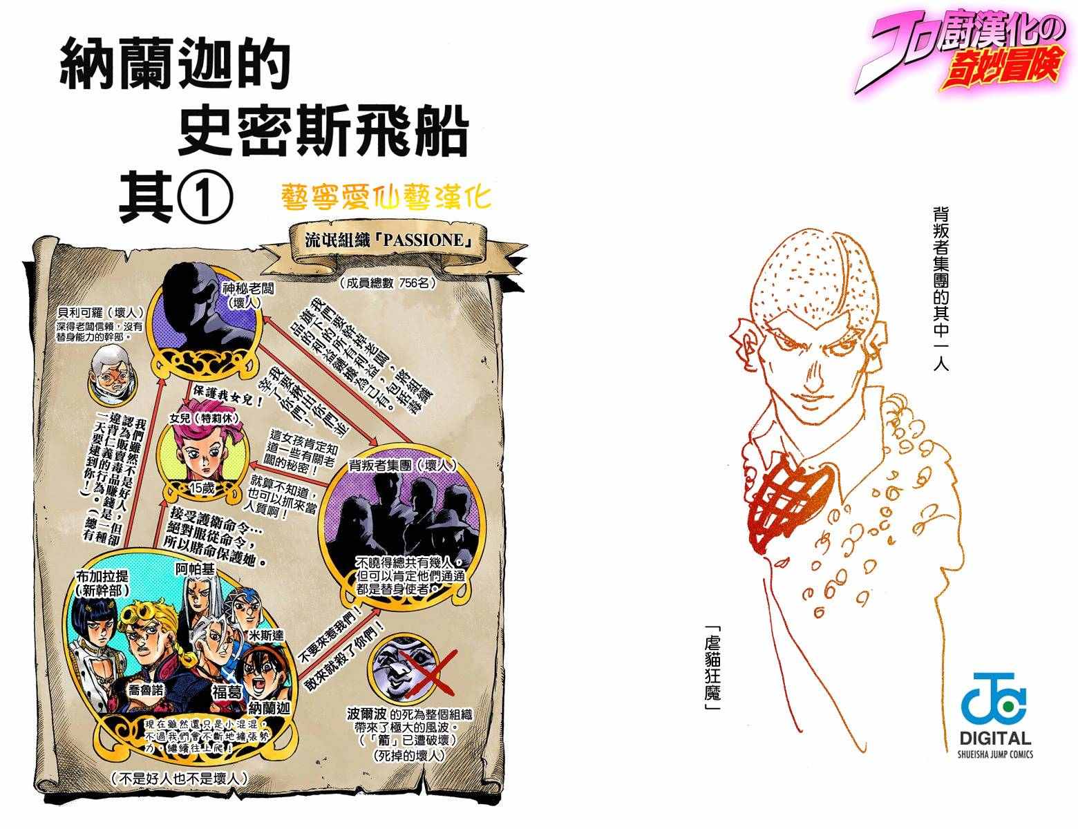 《JoJo奇妙冒险》漫画最新章节第5部04卷全彩免费下拉式在线观看章节第【63】张图片