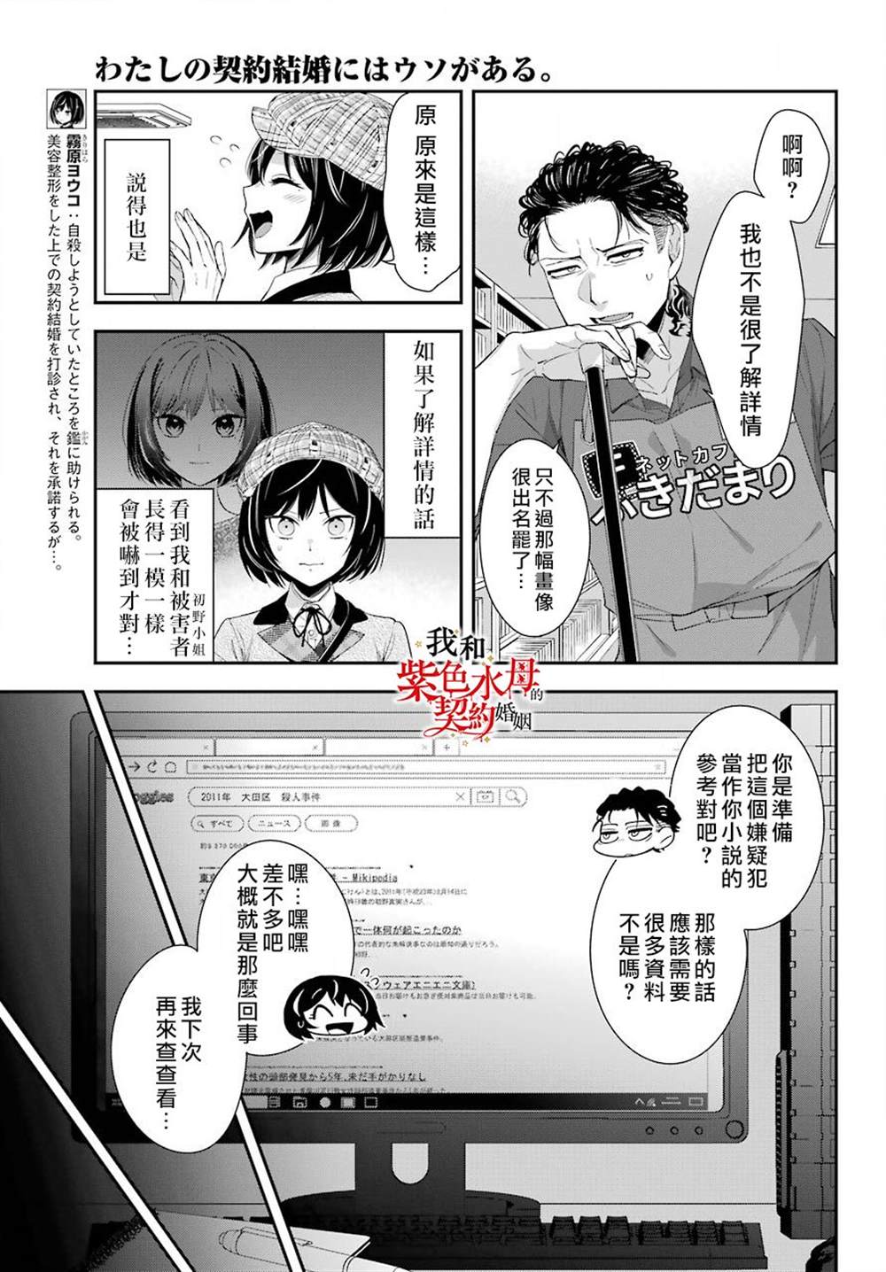 《我的契约婚姻谎化脸骗》漫画最新章节第4话免费下拉式在线观看章节第【3】张图片