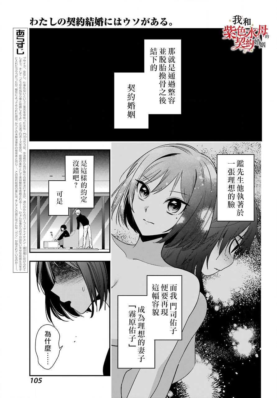 《我的契约婚姻谎化脸骗》漫画最新章节第2话免费下拉式在线观看章节第【3】张图片