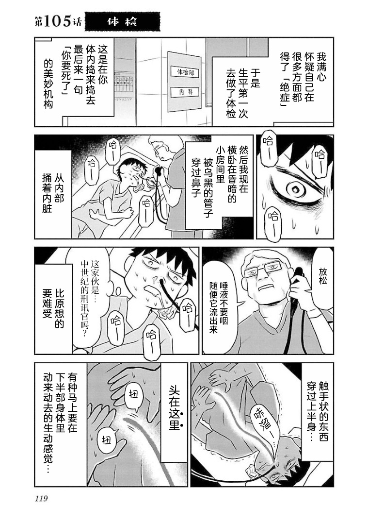 《郁闷饭》漫画最新章节第105话 体检免费下拉式在线观看章节第【1】张图片