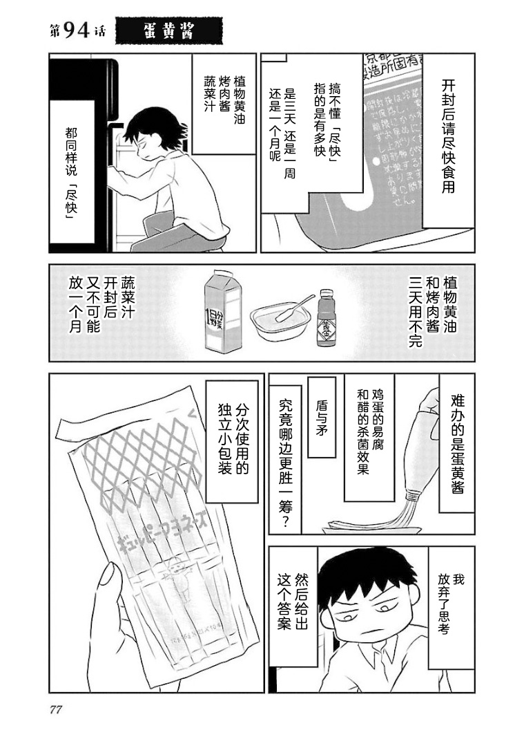 《郁闷饭》漫画最新章节第94话 蛋黄酱免费下拉式在线观看章节第【1】张图片