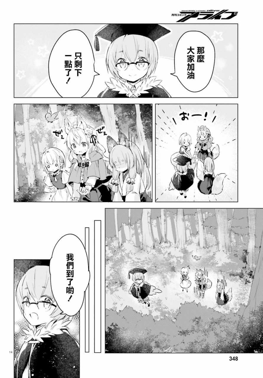 《小森林里的小野狼酱》漫画最新章节第4话免费下拉式在线观看章节第【14】张图片