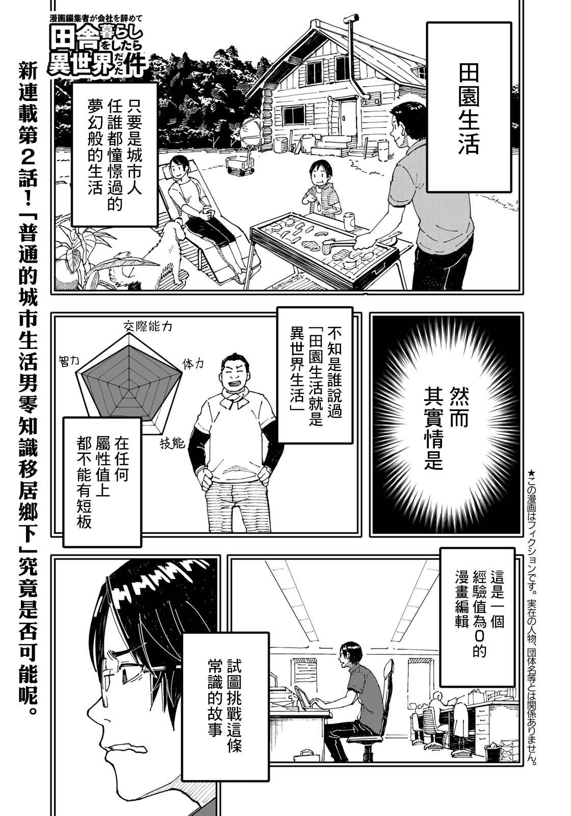 《漫画编辑辞职归隐田园宛若来到异世界》漫画最新章节第2话 焦虑烦恼的大人们都往田里来免费下拉式在线观看章节第【1】张图片