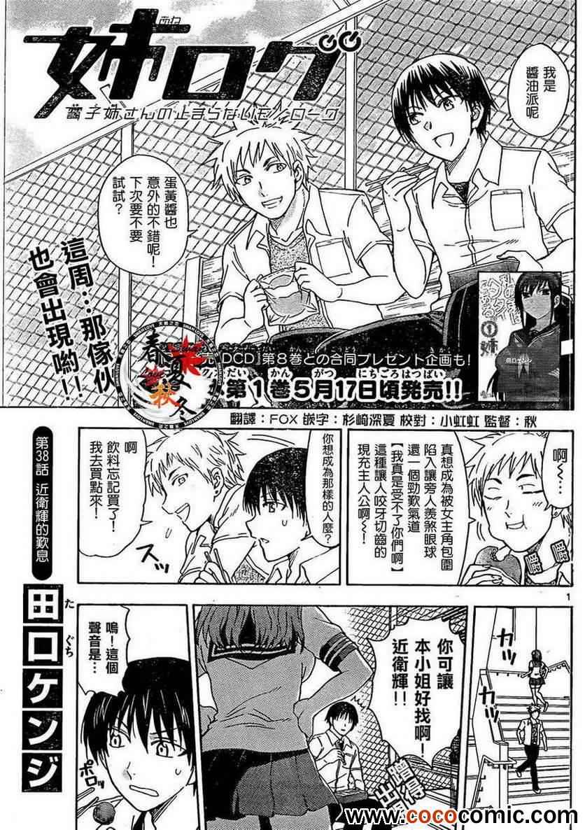 《姐姐的妄想日记》漫画最新章节第38话 近卫辉的叹息免费下拉式在线观看章节第【1】张图片