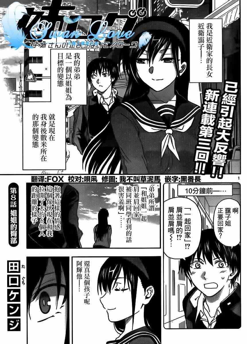 《姐姐的妄想日记》漫画最新章节第8话 姐姐的臀部免费下拉式在线观看章节第【1】张图片