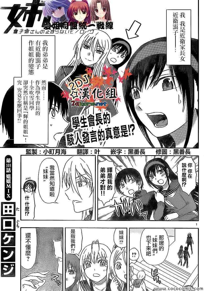 《姐姐的妄想日记》漫画最新章节第103话 姐姐MIX免费下拉式在线观看章节第【3】张图片