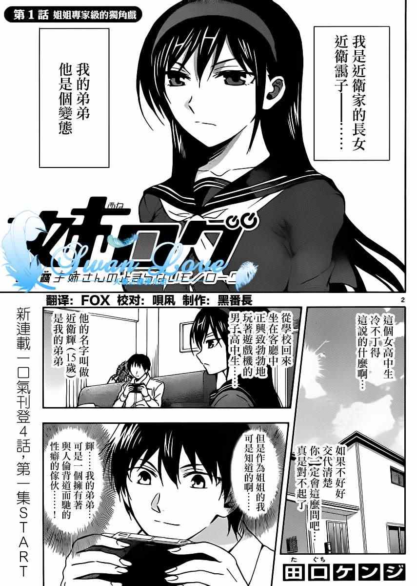 《姐姐的妄想日记》漫画最新章节第1话 姐姐专家级的独角戏免费下拉式在线观看章节第【2】张图片