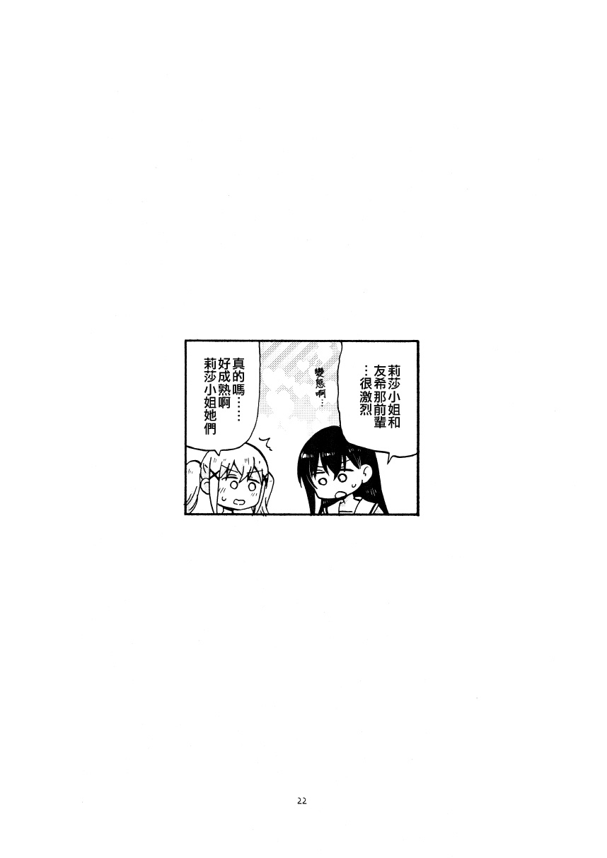 《莉莎友希那令人担心》漫画最新章节短篇免费下拉式在线观看章节第【22】张图片