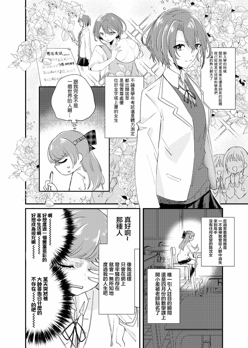 《阴暗系女生被王子系女生表白》漫画最新章节第1话免费下拉式在线观看章节第【4】张图片