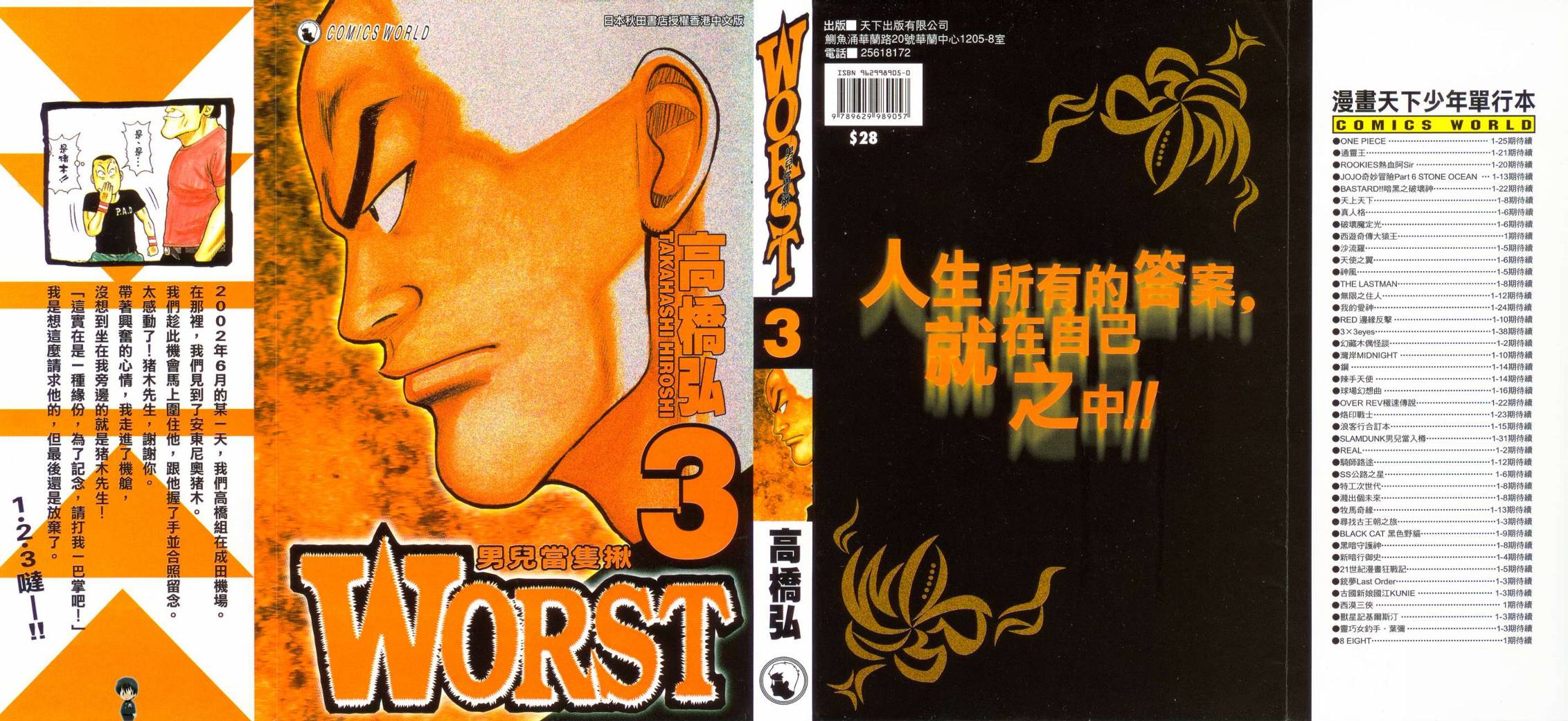 《WORST》漫画最新章节第3话免费下拉式在线观看章节第【1】张图片